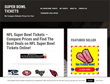 Tablet Screenshot of nflsuperbowltickets.net